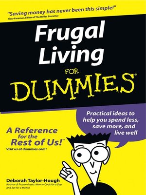 cover image of Frugal Living For Dummies